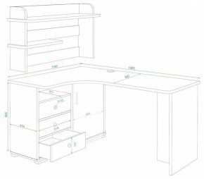 Стол компьютерный Домино СР-165 в Когалыме - kogalym.mebel24.online | фото 2