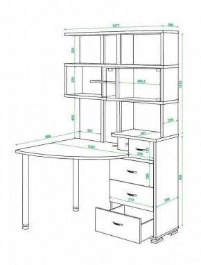 Стол компьютерный Домино СР-320 в Когалыме - kogalym.mebel24.online | фото 5