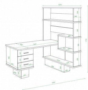 Стол компьютерный Домино СР-520 в Когалыме - kogalym.mebel24.online | фото 2