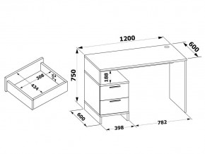 Стол компьютерный КСТ-114 в Когалыме - kogalym.mebel24.online | фото 4
