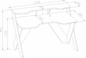 Стол компьютерный КСТ-118 в Когалыме - kogalym.mebel24.online | фото 3