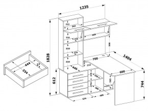 Стол компьютерный КСТ-14.1Л в Когалыме - kogalym.mebel24.online | фото 5