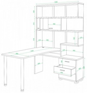 Стол компьютерный СР-420/130 в Когалыме - kogalym.mebel24.online | фото 2