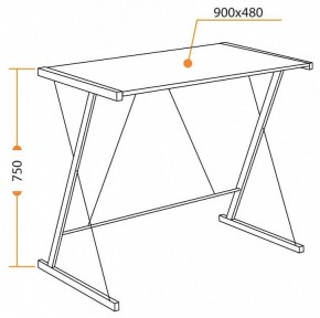 Стол компьютерный WD-09 в Когалыме - kogalym.mebel24.online | фото 6