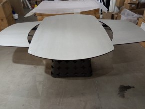 Стол LORENS 150 TL-58 поворотная система раскладки, испанская керамика / Темно-серый, ®DISAUR в Когалыме - kogalym.mebel24.online | фото 2