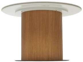 Стол MESA D120 цвет БЕЛЫЙ МРАМОР M326 / Каркас OAK, ®DISAUR в Когалыме - kogalym.mebel24.online | фото 8