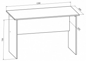 Стол офисный Офис ОФ-112К в Когалыме - kogalym.mebel24.online | фото 4