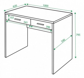 Стол письменный Домино СП-22С в Когалыме - kogalym.mebel24.online | фото 3
