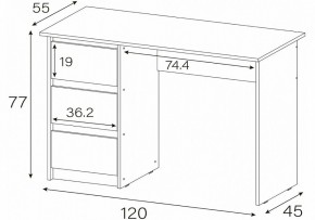 Стол письменный Идена в Когалыме - kogalym.mebel24.online | фото 4
