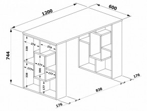 Стол письменный СПм-15 в Когалыме - kogalym.mebel24.online | фото 3