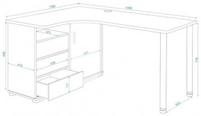 Стол письменный СР-145СМ в Когалыме - kogalym.mebel24.online | фото 2