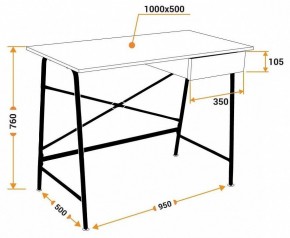 Стол письменный WD-12 в Когалыме - kogalym.mebel24.online | фото 10