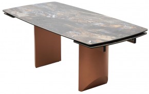 Стол ПУАНТО 200 TITANIUM LAWA NERO, керамика / МЕДЬ каркас М-City в Когалыме - kogalym.mebel24.online | фото 8