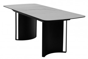 Стол RASMUS 160 TL-45 Белый мрамор, испанская керамика / черный каркас, ®DISAUR в Когалыме - kogalym.mebel24.online | фото 4