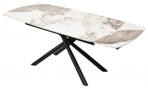 Стол RIVOLI 140 GLOSS LUXURY PANDORA SOLID CERAMIC / BLACK, ®DISAUR в Когалыме - kogalym.mebel24.online | фото 2