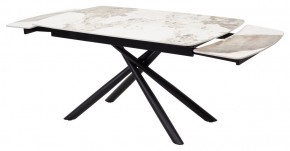 Стол RIVOLI 140 GLOSS LUXURY PANDORA SOLID CERAMIC / BLACK, ®DISAUR в Когалыме - kogalym.mebel24.online | фото 6