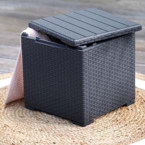 Стол с функцией хранения Виго (Vigo storage box) графит в Когалыме - kogalym.mebel24.online | фото 1