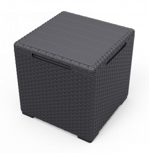 Стол с функцией хранения Виго (Vigo storage box) графит в Когалыме - kogalym.mebel24.online | фото 2