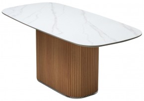 Стол TAMPA 180 цвет БЕЛЫЙ МРАМОР M326, керамика / Каркас OAK, ®DISAUR в Когалыме - kogalym.mebel24.online | фото 7