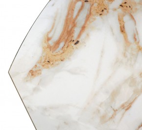 Стол TERAMO 135 GLOSS GRAND JADE SOLID CERAMIC, керамика, поворотн.механизм / Черный каркас, ®DISAUR в Когалыме - kogalym.mebel24.online | фото 13