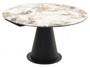Стол TERAMO 135 GLOSS GRAND JADE SOLID CERAMIC, керамика, поворотн.механизм / Черный каркас, ®DISAUR в Когалыме - kogalym.mebel24.online | фото 15