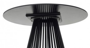 Стол TERNI 120 MATT BLACK MARBLE SOLID CERAMIC Черный мрамор матовый, керамика /Черн.каркас, ®DISAUR в Когалыме - kogalym.mebel24.online | фото 6