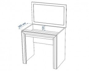 Стол туалетный Нобиле СтТ-70 в Когалыме - kogalym.mebel24.online | фото 2