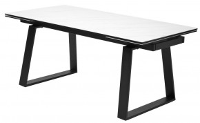 Стол VASTO 180 MARBLES KL-99 Белый мрамор матовый, итальянская керамика/ черный каркас, ®DISAUR в Когалыме - kogalym.mebel24.online | фото 4