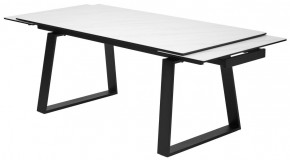 Стол VASTO 180 MARBLES KL-99 Белый мрамор матовый, итальянская керамика/ черный каркас, ®DISAUR в Когалыме - kogalym.mebel24.online | фото 6