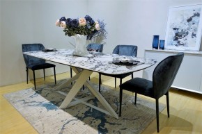 Стол VICENZA 220 BULGARI WHITE, керамика / белый, ®DISAUR в Когалыме - kogalym.mebel24.online | фото 12
