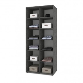 СТОУН С23 Шкаф 2-х створчатый (камень темный/ирландский дуб) в Когалыме - kogalym.mebel24.online | фото 3