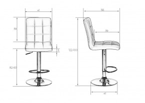 Стул барный DOBRIN KRUGER, фиолетовый в Когалыме - kogalym.mebel24.online | фото 8
