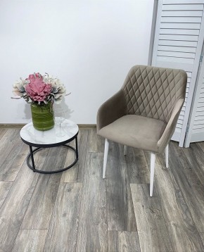 Стул BRANDY-X ЛАТТЕ #25 / белый каркас, велюр М-City в Когалыме - kogalym.mebel24.online | фото 2