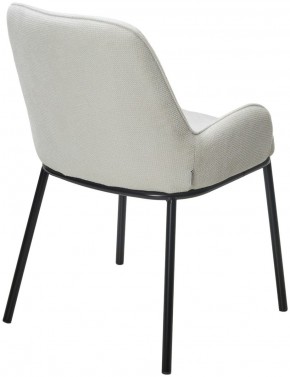 Стул BRIO CATO-01 Белый, фактурная ткань / черный каркас, ®DISAUR в Когалыме - kogalym.mebel24.online | фото 5