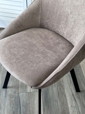 Стул CASA, 360 град. поворот. B5 Капучино, велюр / черный каркас,М-City в Когалыме - kogalym.mebel24.online | фото 3