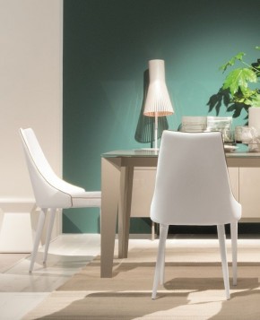 Стул CLARA 40.11 (TR505 white with sand cordonet, экокожа) в Когалыме - kogalym.mebel24.online | фото 1