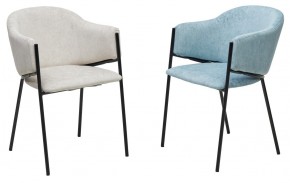 Стул ДИЛЛ, цвет RAIN 7 бриз, велюр / черный каркас М-City в Когалыме - kogalym.mebel24.online | фото 6