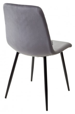 Стул DUKE BLUVEL-14 GREY, велюр / черный каркас М-City в Когалыме - kogalym.mebel24.online | фото 3