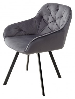Стул GALE 360 град. поворот. BLUVEL-14 GREY, велюр/ черный каркас, М-City в Когалыме - kogalym.mebel24.online | фото 5
