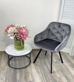 Стул GALE 360 град. поворот. BLUVEL-14 GREY, велюр/ черный каркас, М-City в Когалыме - kogalym.mebel24.online | фото 8