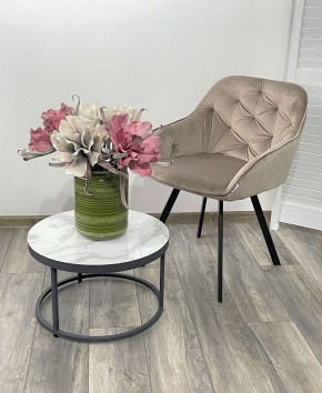 Стул GALE 360 град. поворот. BLUVEL-40 BEIGE, велюр/ черный каркас, М-City в Когалыме - kogalym.mebel24.online | фото 2
