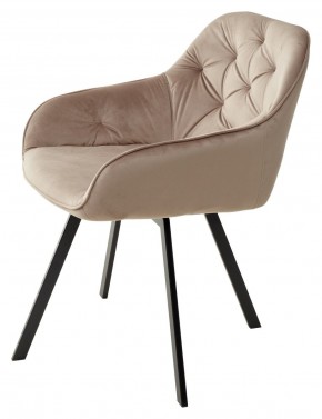 Стул GALE 360 град. поворот. BLUVEL-40 BEIGE, велюр/ черный каркас, М-City в Когалыме - kogalym.mebel24.online | фото 5
