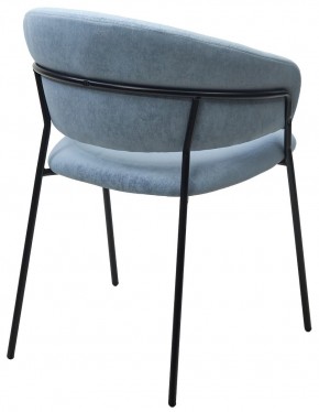 Стул ГЕММА, цвет RAIN 13 blue, велюр / черный каркас М-City в Когалыме - kogalym.mebel24.online | фото 9
