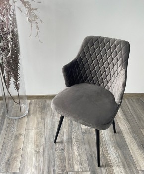 Стул HERMAN 360 град. ГРАФИТ #14, велюр / черный каркас М-City в Когалыме - kogalym.mebel24.online | фото 3