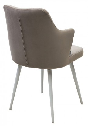 Стул HERMAN 360 град. ЛАТТЕ #25, велюр / белый каркас М-City в Когалыме - kogalym.mebel24.online | фото 5