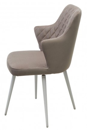 Стул HERMAN 360 град. ЛАТТЕ #25, велюр / белый каркас М-City в Когалыме - kogalym.mebel24.online | фото 6