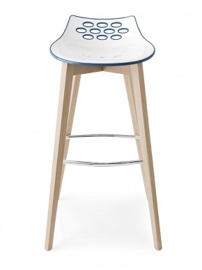 Стул JAM W CB/1487, ash.P12 smoke/ P799-P12P WHITE/ GLOSSY SKY BLUE в Когалыме - kogalym.mebel24.online | фото