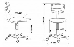 Стул компьютерный Бюрократ CH-299NX/15-21 черный в Когалыме - kogalym.mebel24.online | фото