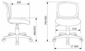 Стул компьютерный CH-W296NX/NEO-GREY в Когалыме - kogalym.mebel24.online | фото