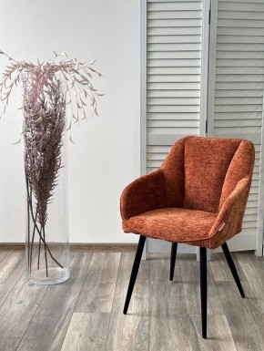 Стул REFLET 3018-09 терракотовый, шенилл / черный каркас, ®DISAUR в Когалыме - kogalym.mebel24.online | фото 2